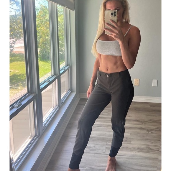 Tuff Riders Equestrian Breeches Ribbed Riding Pants - 28 NEW - Picture 5 of 14